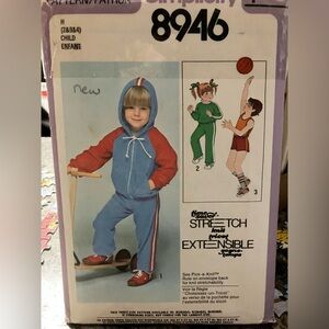 Simplicity kids pattern track suit